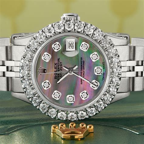 rolex empty diamon bezel|rolex gem set bezels.